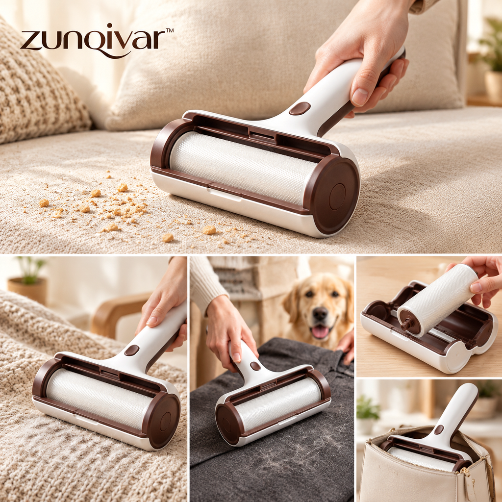 𝒛𝒖𝒏𝒒𝒊𝒗𝒂𝒓™ Retractable Washable Dust Roller — view 2