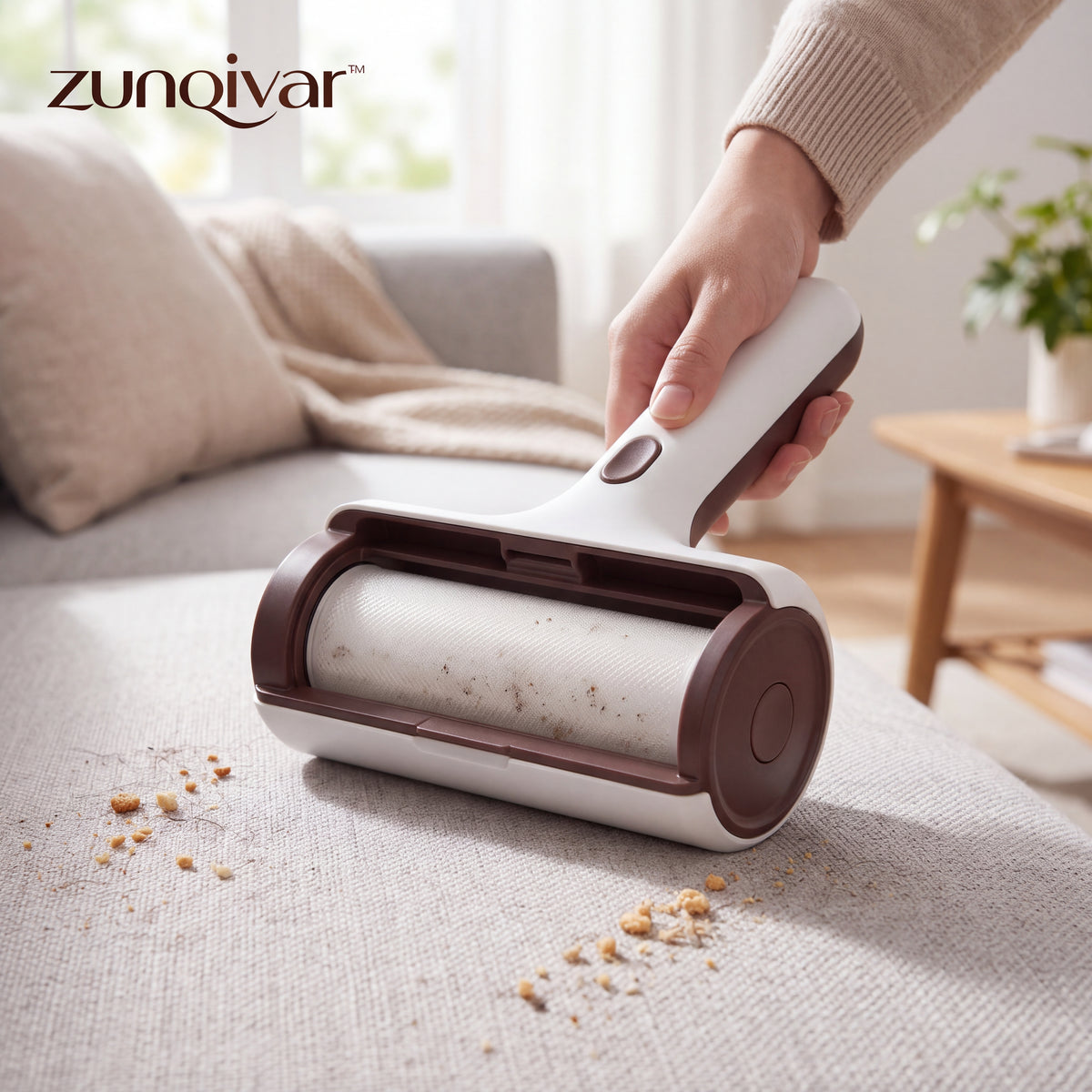 𝒛𝒖𝒏𝒒𝒊𝒗𝒂𝒓™ Retractable Washable Dust Roller — view 3