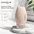 𝒛𝒖𝒏𝒒𝒊𝒗𝒂𝒓™ Squeeze & Clean Refillable Silicone Travel Bottle — view 1