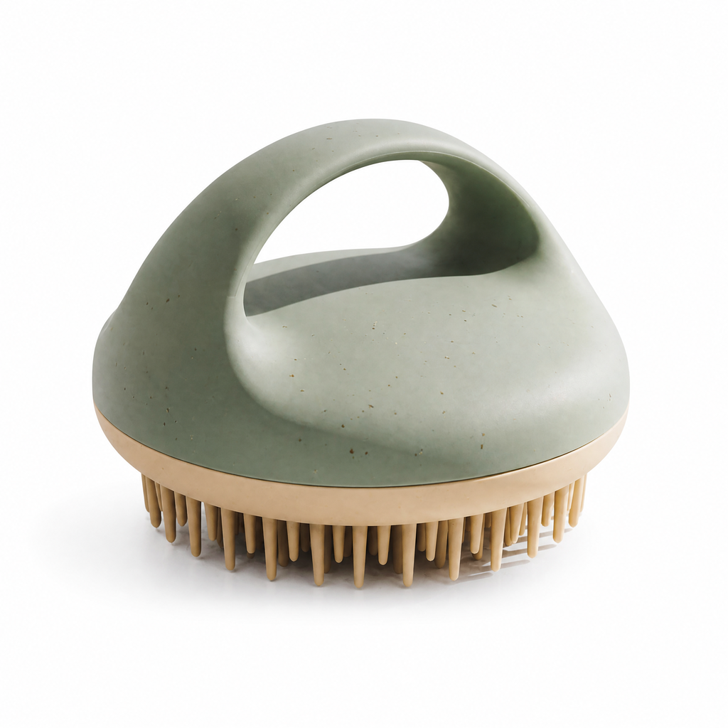 𝒛𝒖𝒏𝒒𝒊𝒗𝒂𝒓™ Silicone Scalp and Body Scrub Brush — view 3