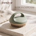 𝒛𝒖𝒏𝒒𝒊𝒗𝒂𝒓™ Silicone Scalp and Body Scrub Brush — view 4